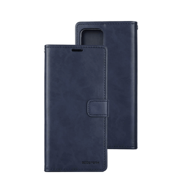 iPhone 14 Plus Compatible Case Cover With Bluemoon Diary - Navy